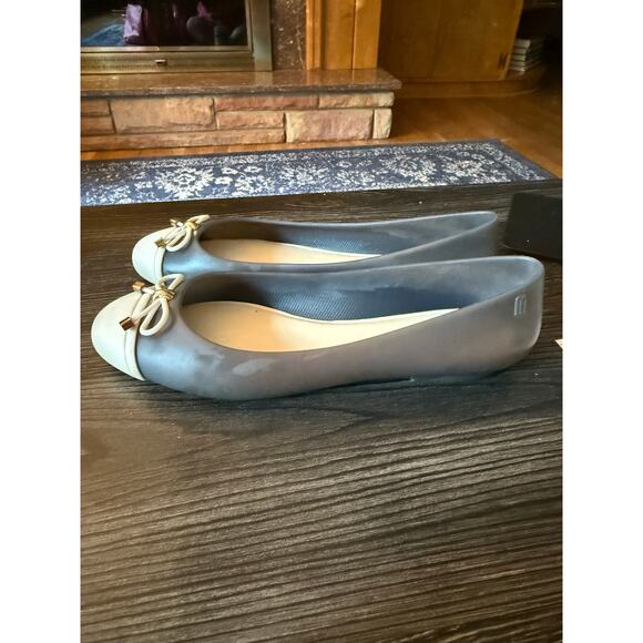 Melissa Doll V Ballet in Grey and Beige Flats Sz. 8 - Picture 9 of 9